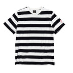 OVO Owl Logo Stripe Black/White Tee
