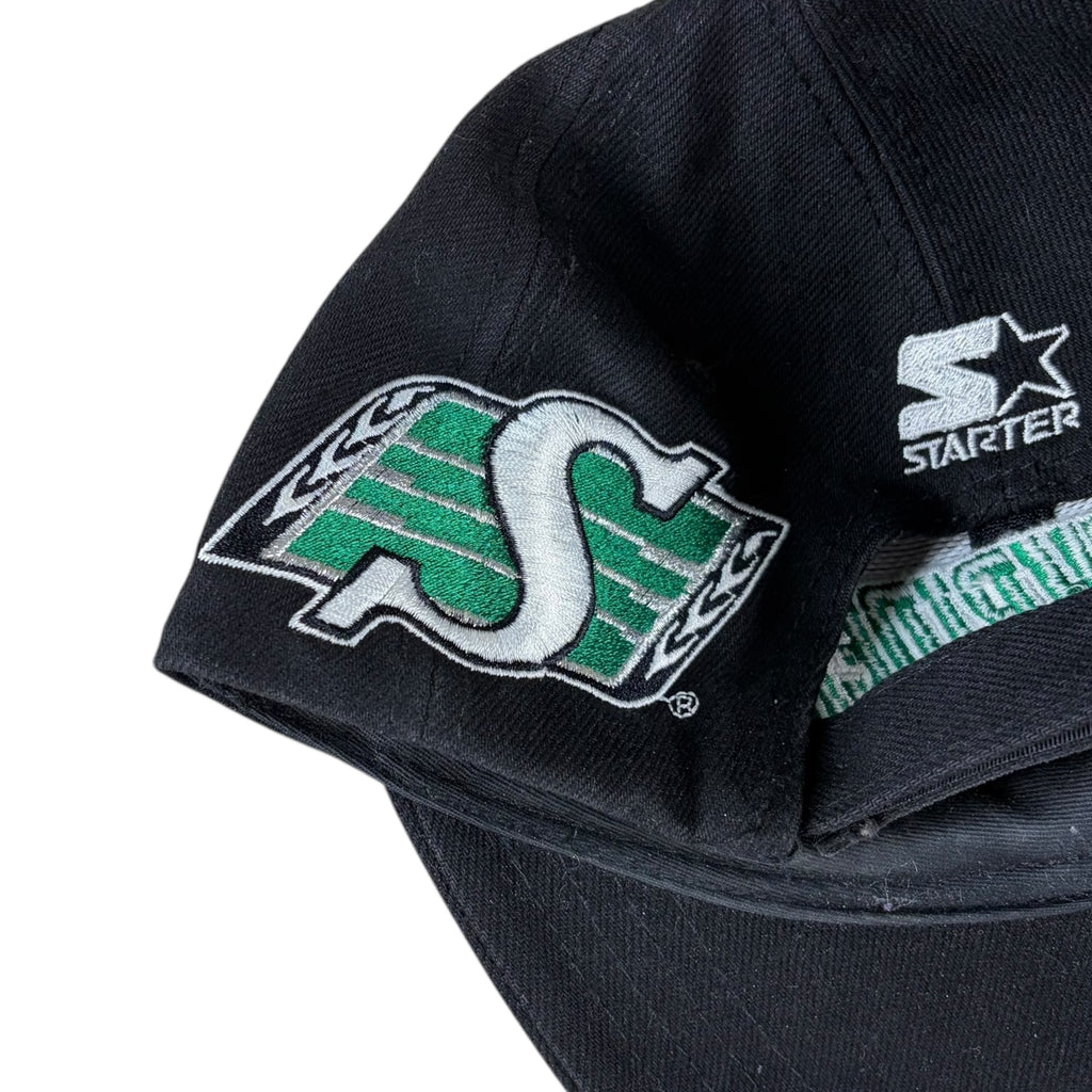 Vintage Starter CFL Saskatchewan Roughriders Spellout StrapBack