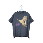 1996 Star Wars “Return Of The Jedi” Yoda Face Tee Faded Black