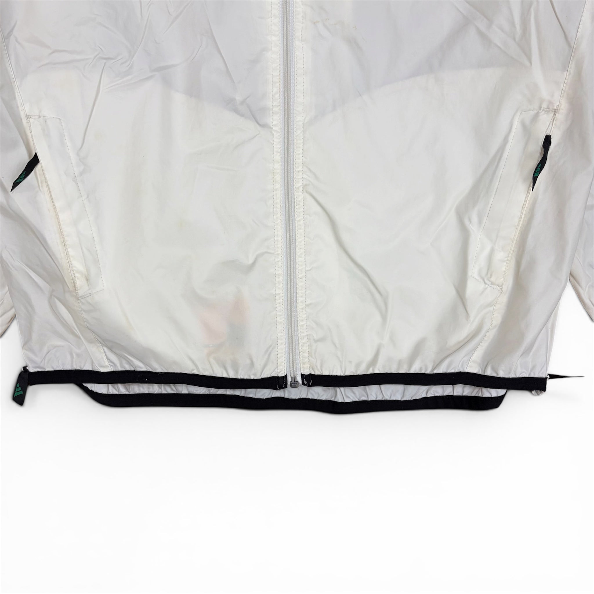 Vintage Adidas Equipment Logo Windbreaker White