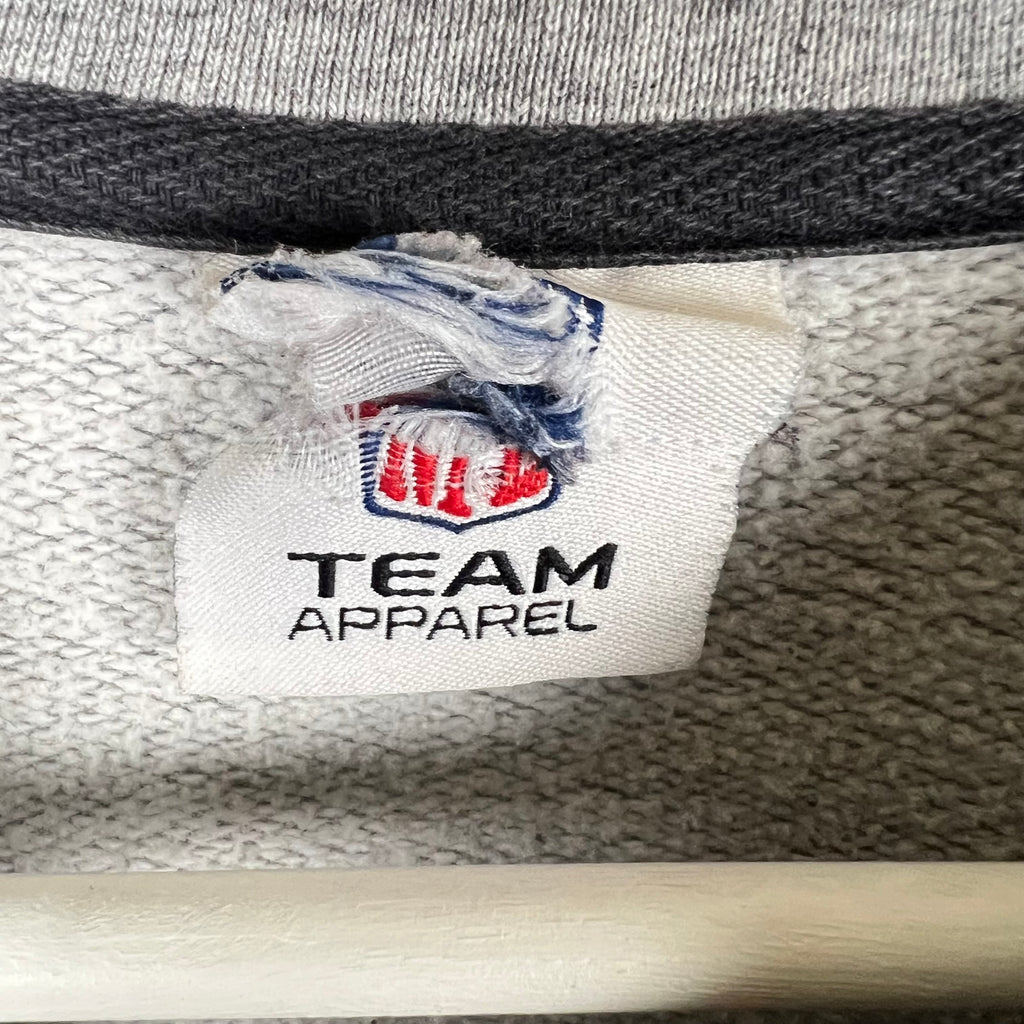 Vintage NFL Oakland Raiders Embroidered Logo Crewneck Grey