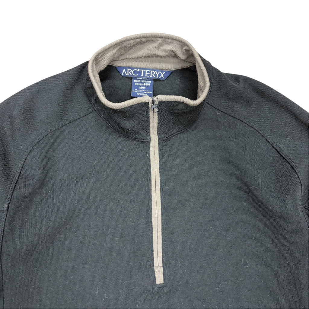 Arc’teryx Delta LT Quarter Fleece Zip Up Jacket Black