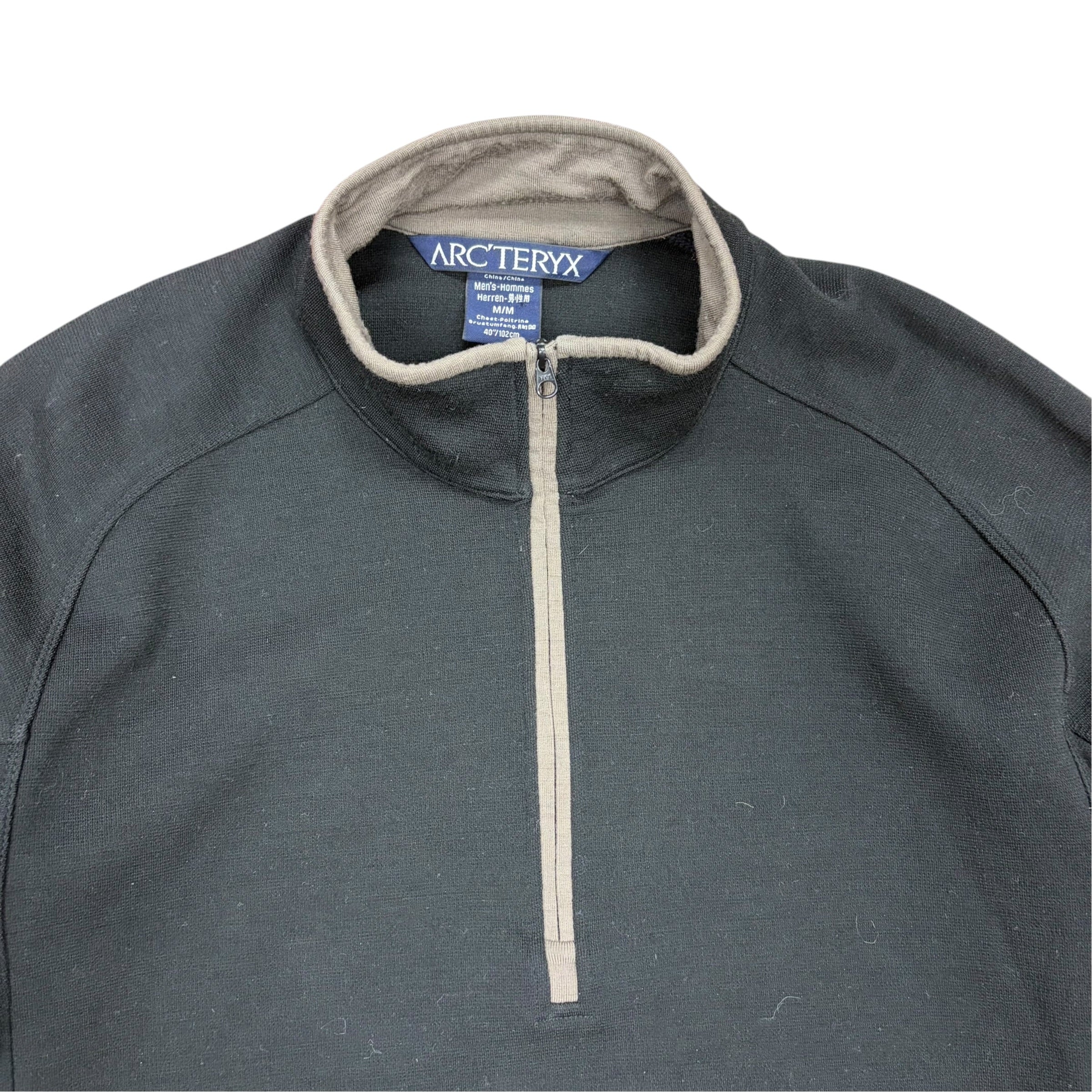 Arc’teryx Delta LT Quarter Fleece Zip Up Jacket Black