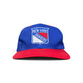 Vintage Logo 7 NHL New York Rangers Logo SnapBack Blue