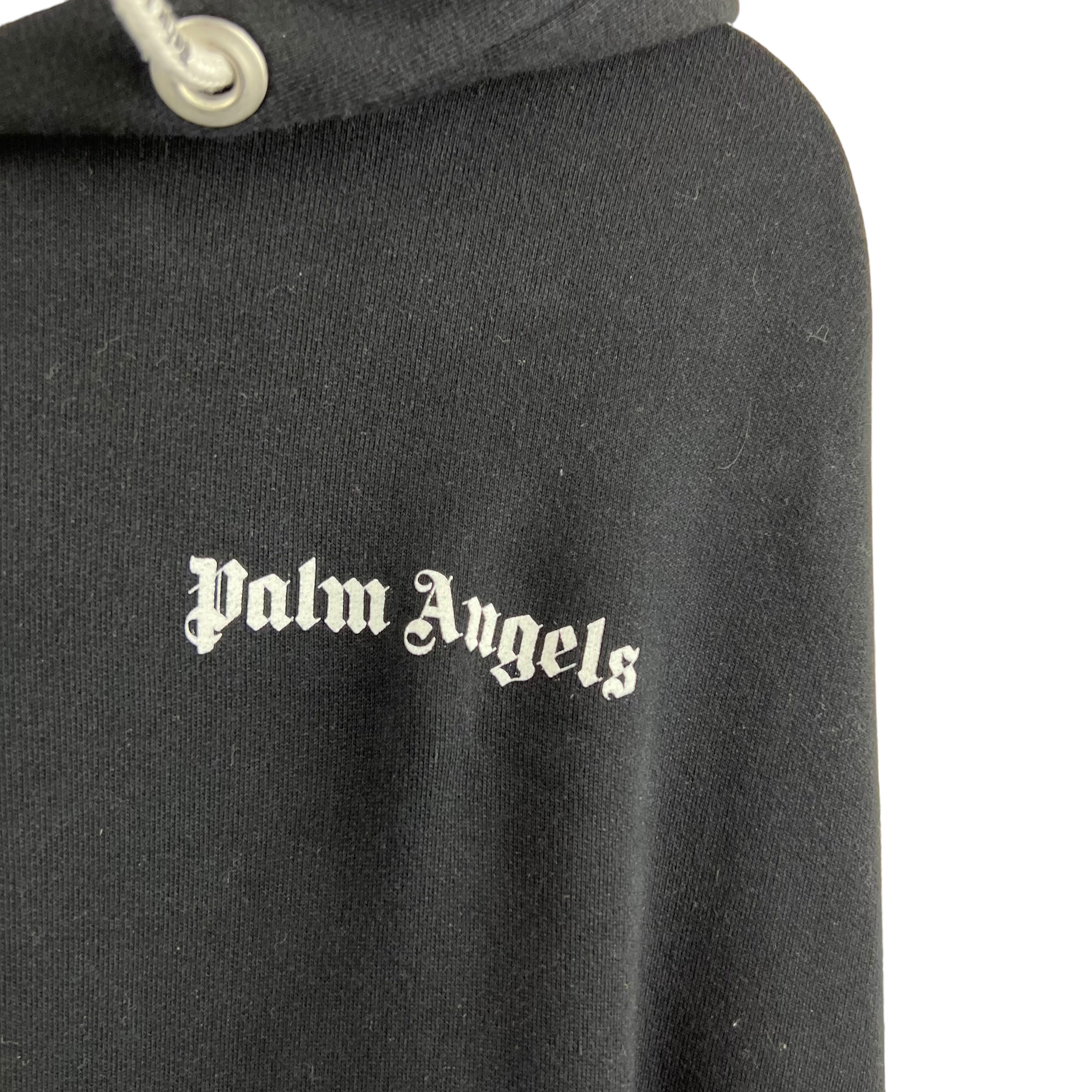 Palm Angels Track Hoodie Black/White