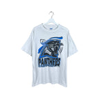 1993 Salem Carolina Panthers Big Logo Tee White