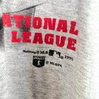 1995 Nutmeg MLB Los Angeles Dodgers Hideo Nomo Player Tee Grey