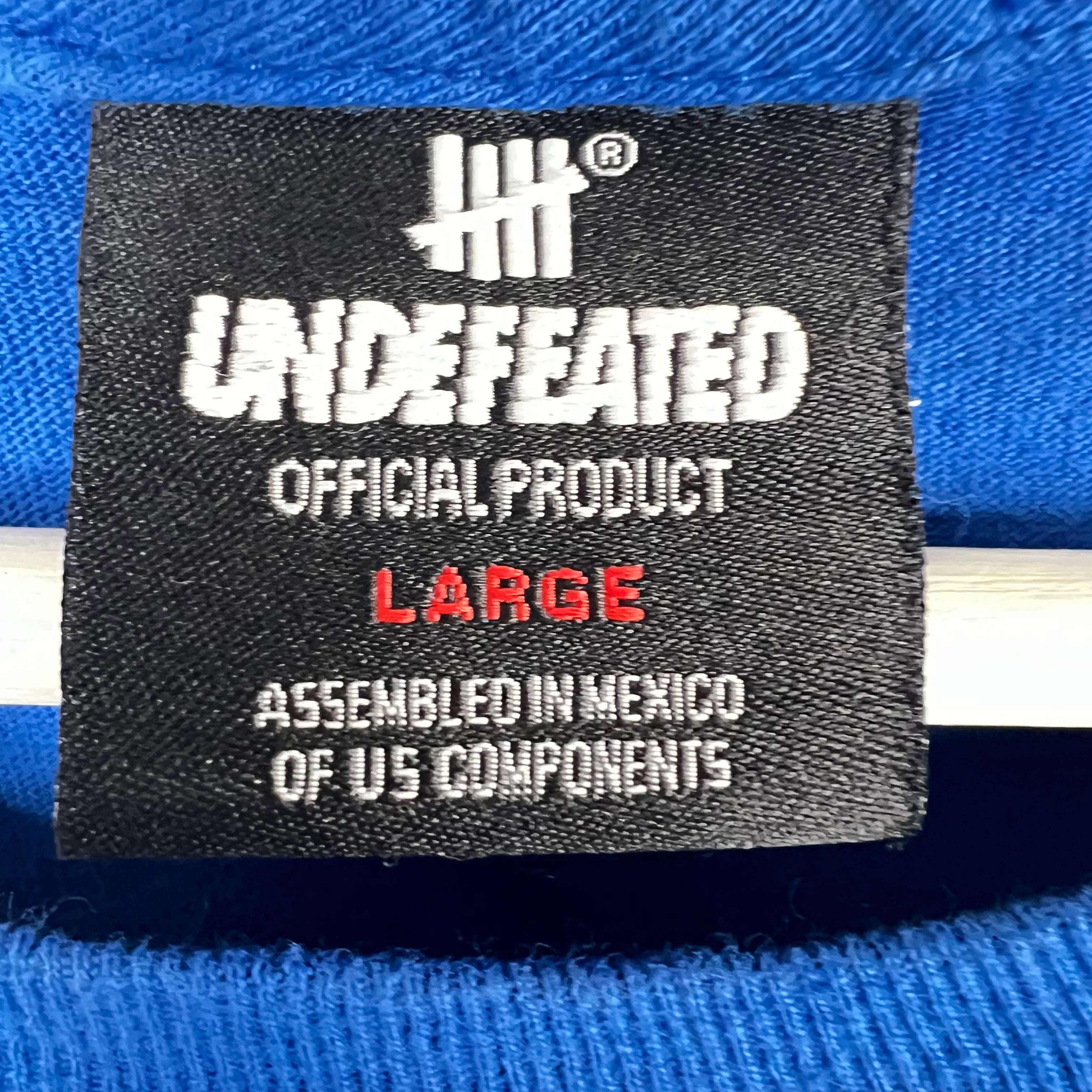 Undefeated Official Product Tee Bright Blue