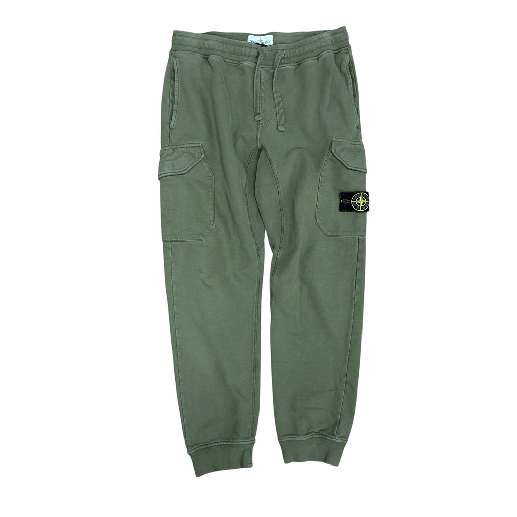 Stone Island Cargo Sweatpants Olive Green