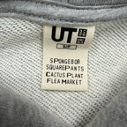 Cactus Plant Flea Market x Uniqlo x Spongebob SquarePants Hoodie Grey