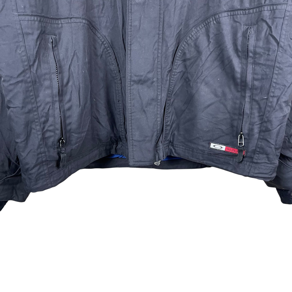 Vintage Oakley Technical Archive Zip Up Jacker Black