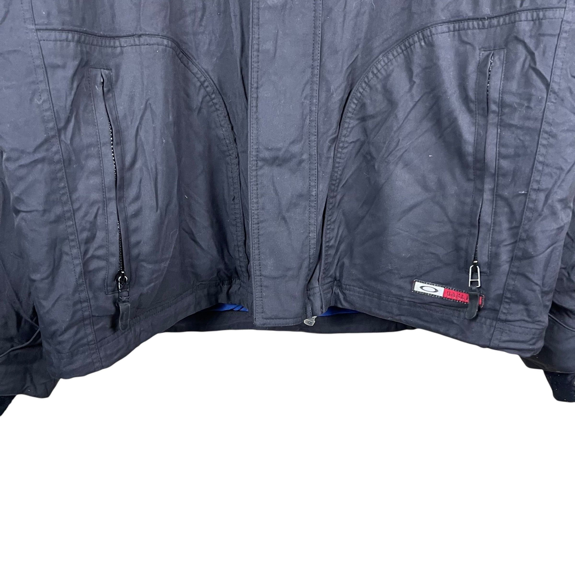 Vintage Oakley Technical Archive Zip Up Jacker Black