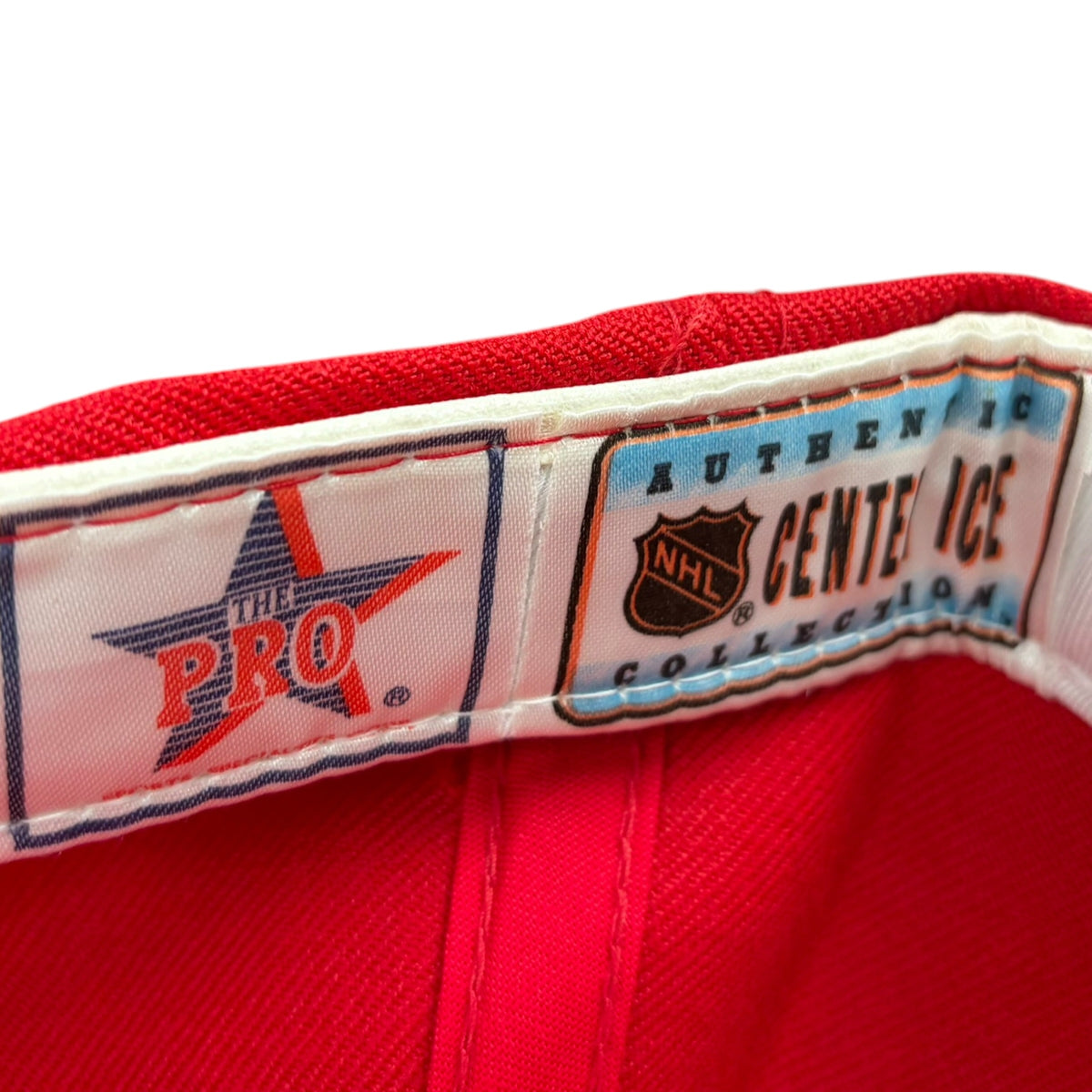 Vintage Sports Specialties NHL New Jersey Devils Script Hat Red