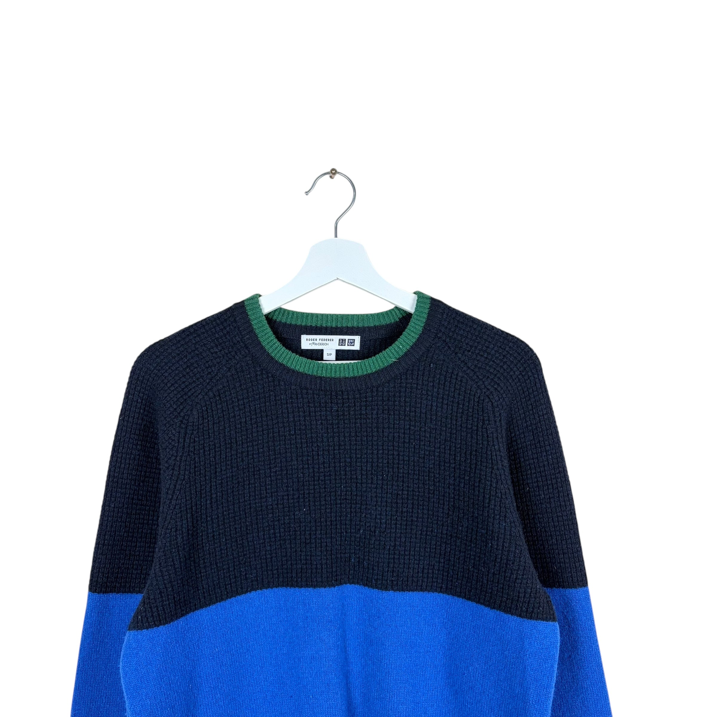 JW Anderson x Uniqlo for Roger Federer Knit Navy/Green