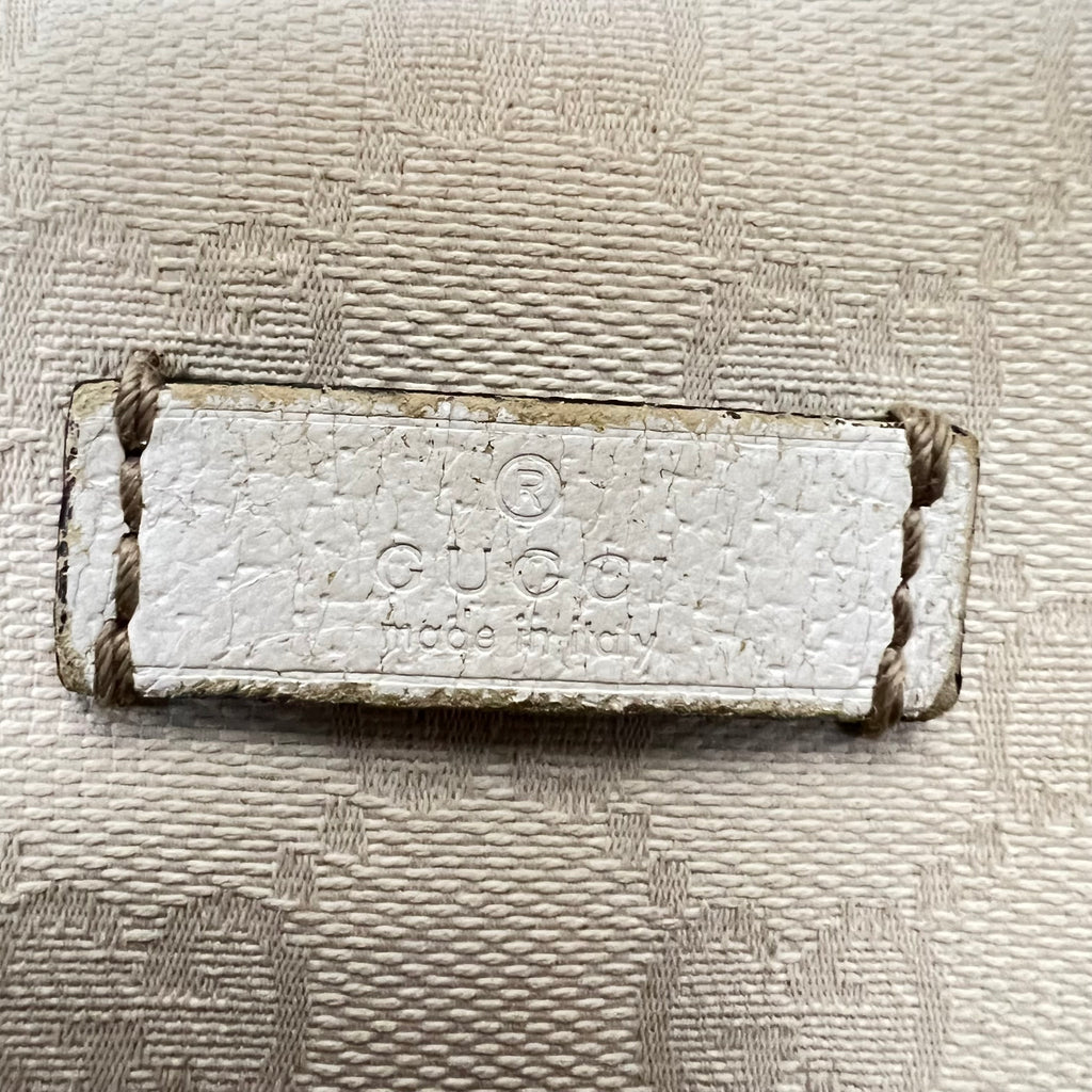 Gucci Women’s Shoulder Monogram Bag Cream/White