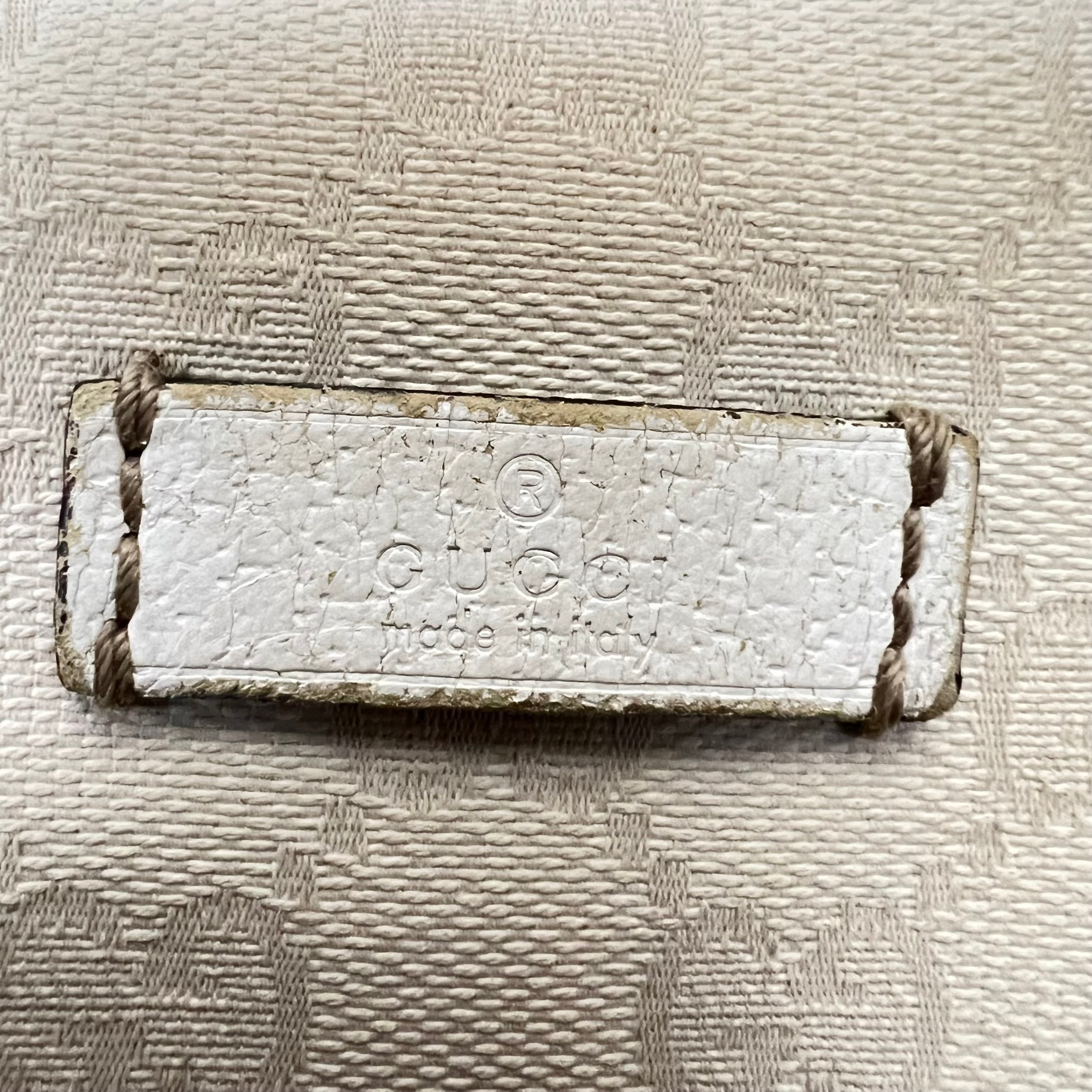 Gucci Women’s Shoulder Monogram Bag Cream/White