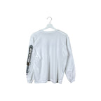 Vintage Y2K Nike NHL Edmonton Oilers Middle Swoosh Logo Longsleeve White
