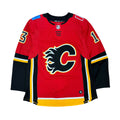 Adidas NHL Calgary Flames Johnny Gaudreau Home Hockey Jersey Red
