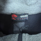 Vintage Versace Sport Quarter Zip Sweater Grey