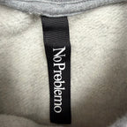 No Problemo Zip Crewneck Grey