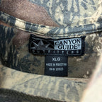 Vintage Canyon Guide Outfitters RealTree Mock Neck Longsleeve Camo