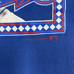 1992 Nutmeg MLB Los Angeles Dodgers Eric Davis Player Stat Tee Royal Blue