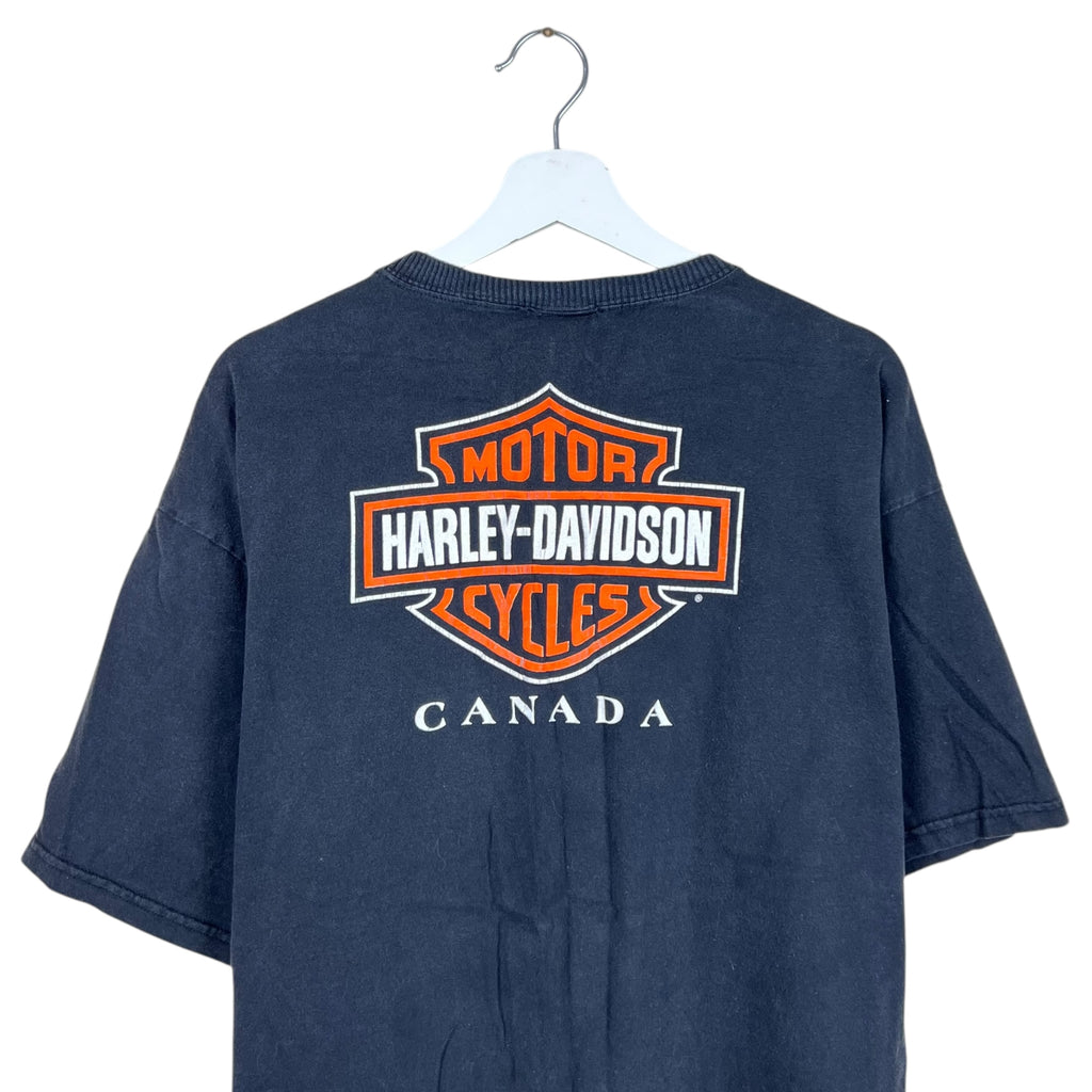 2000 Harley Davidson Canada Eagle Tee Black
