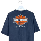 2000 Harley Davidson Canada Eagle Tee Black
