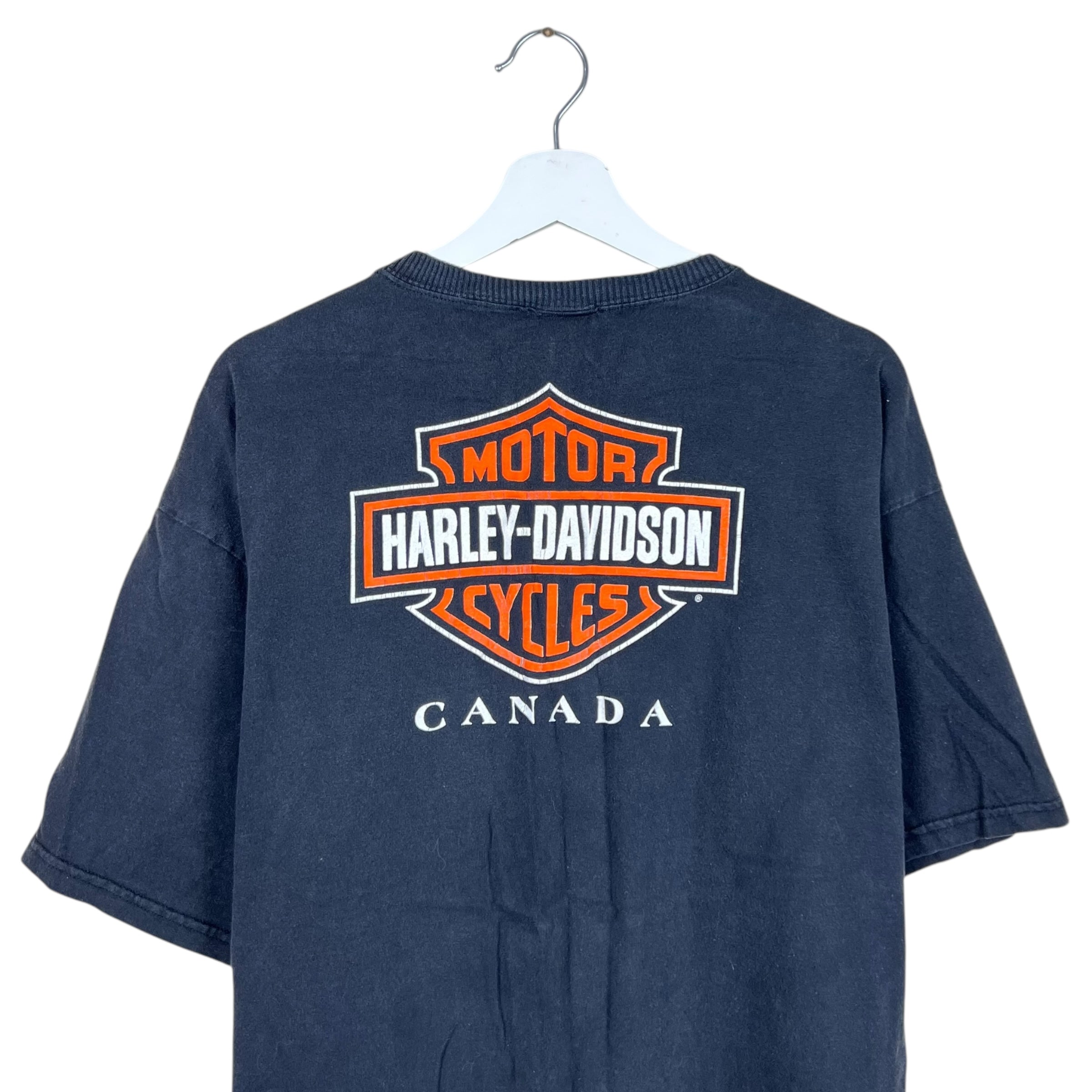 2000 Harley Davidson Canada Eagle Tee Black