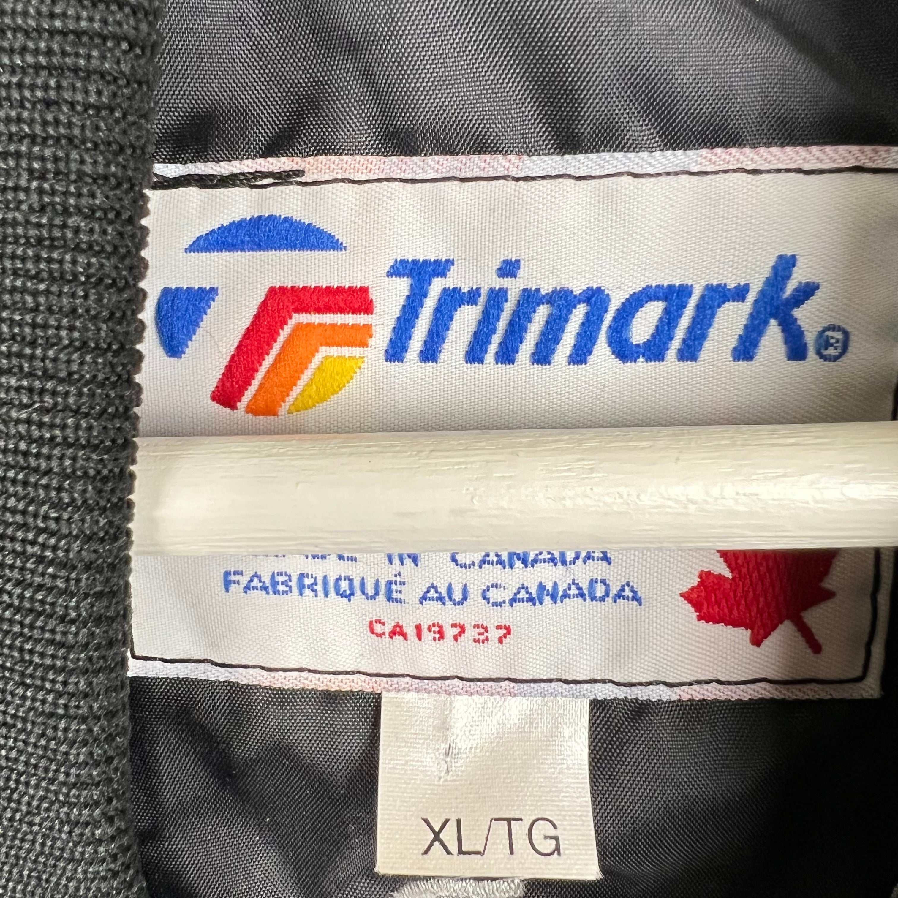 Vintage Trimark “Dodge Boys Have More Fun” Satin Jacket Black