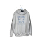 Bape Ursus Izzue Mond Trash Gothic Hoodie Cream
