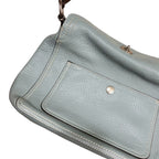 Coach Chelsea Tumbled Leather Hobo Bag Teal