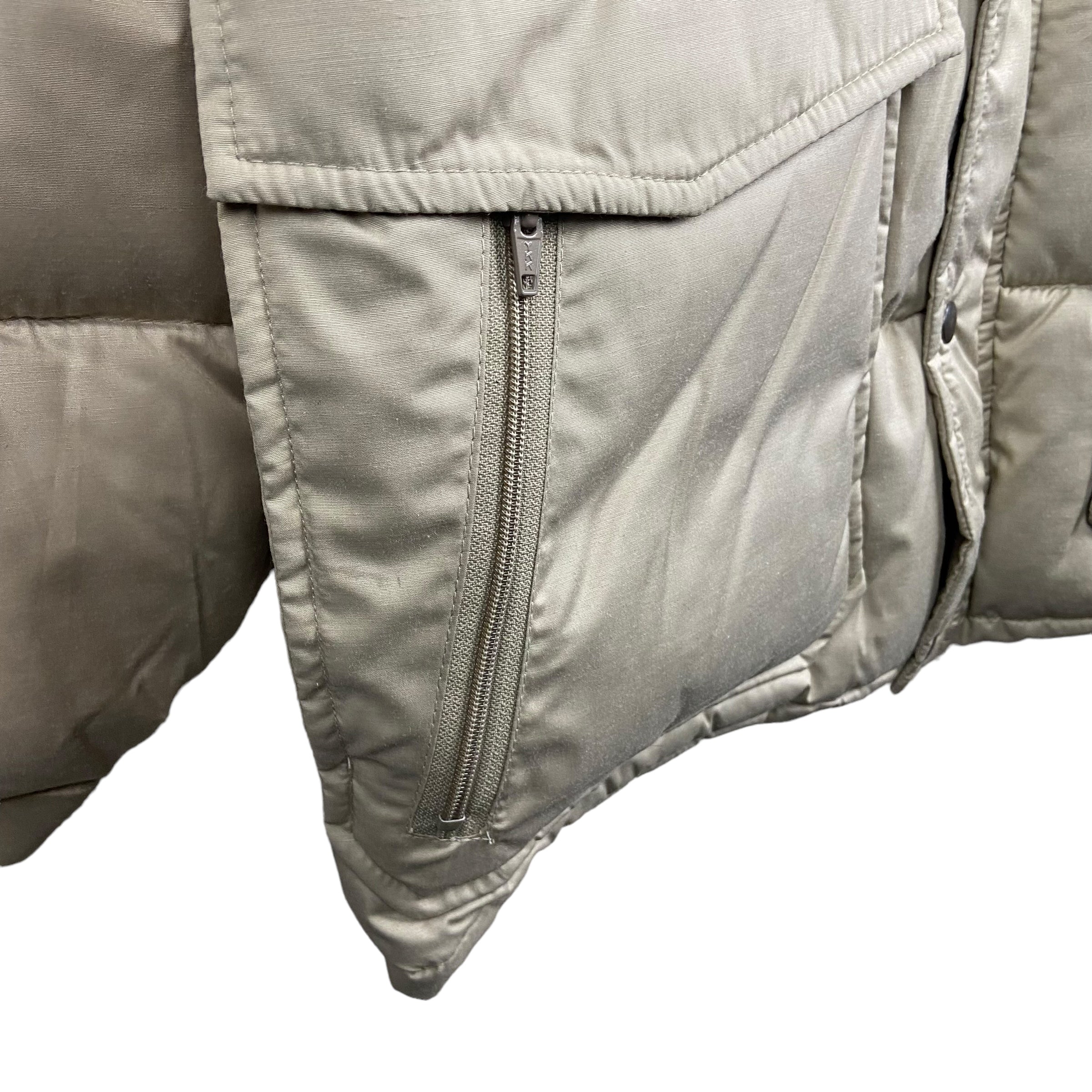 Vintage 80s Rice Sportswear Mountaineer Puffer Jacket Tan