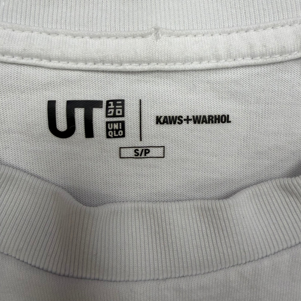 KAWS x Andy Warhol x Uniqlo Graphic Tee White