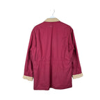 Vintage J.Crew Women’s Flannel Lined Barn Jacket Burgundy