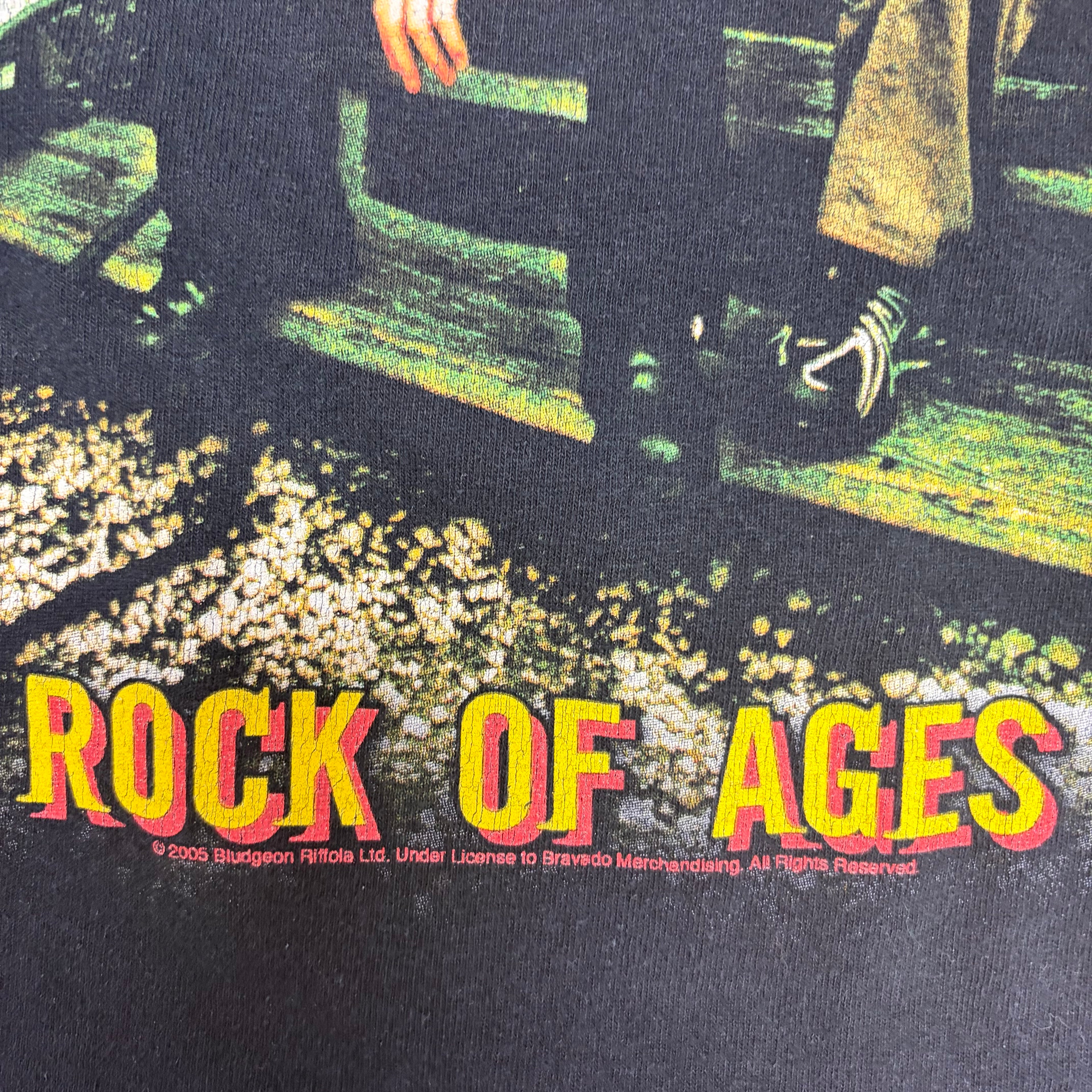 2005 Def Leppard “Rock Of Ages” Tour Tee Black