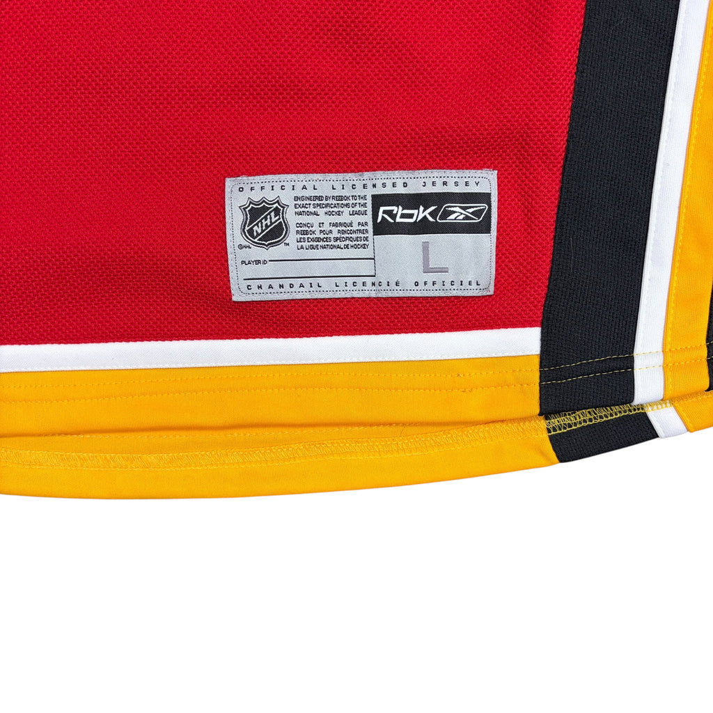 2007 Reebok Calgary Flames Rene Bourque Signed Away Jersey