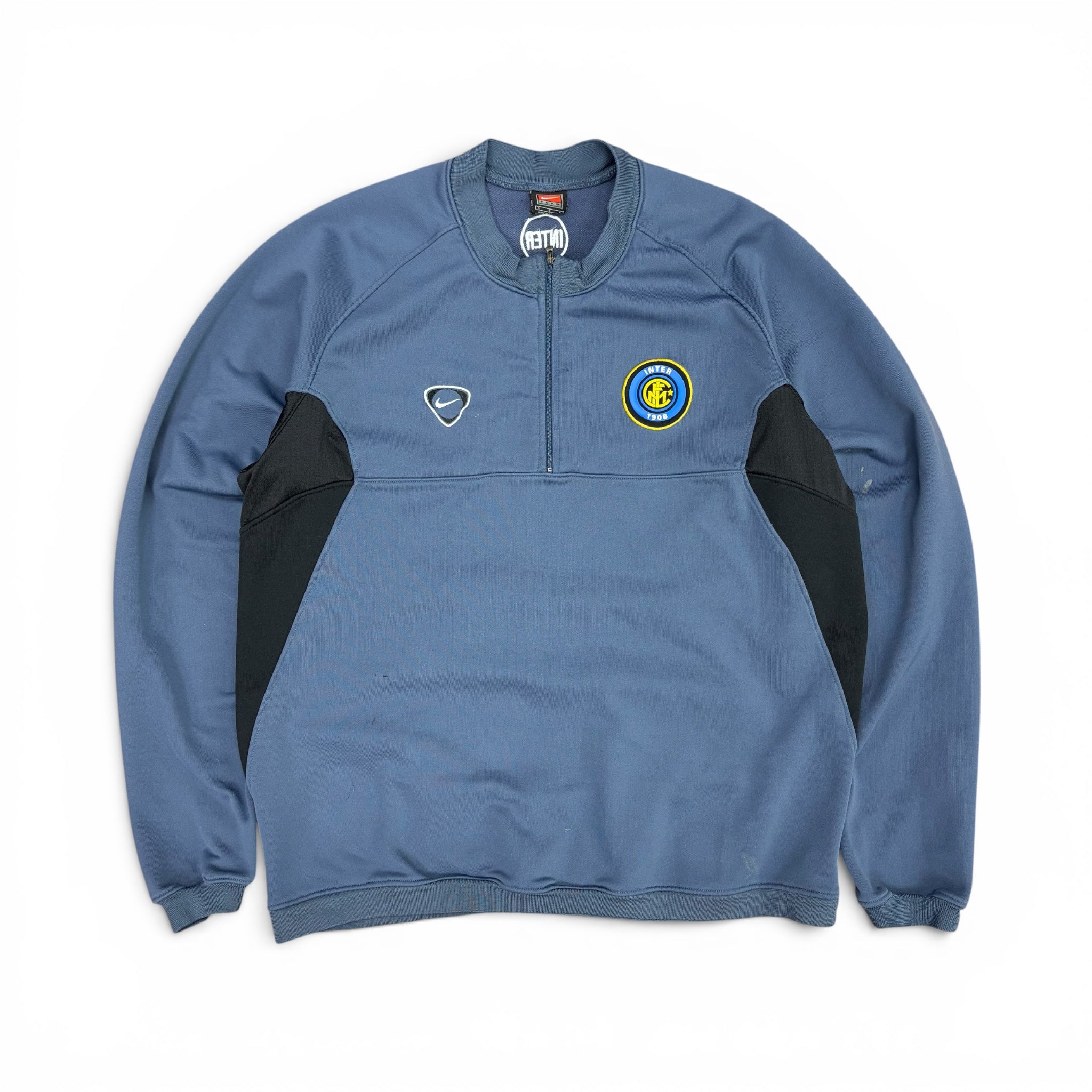 Vintage Y2K Nike Inter Milan Quarter Zip Warm Up