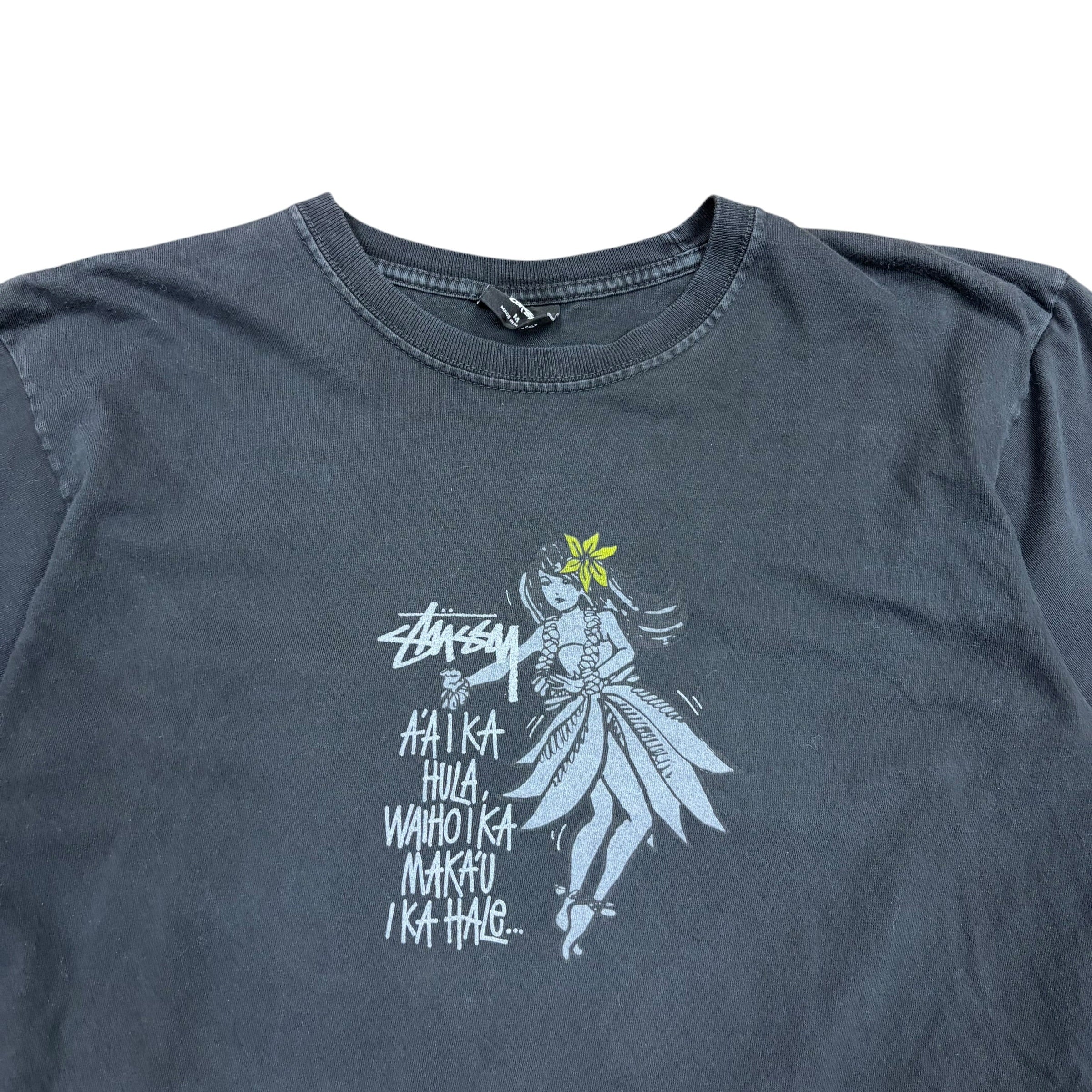 Stussy “Dare To Dance” Pigment Died Tee Black