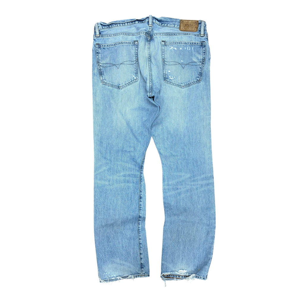 Vintage Polo Ralph Lauren Distressed Jeans Light Wash