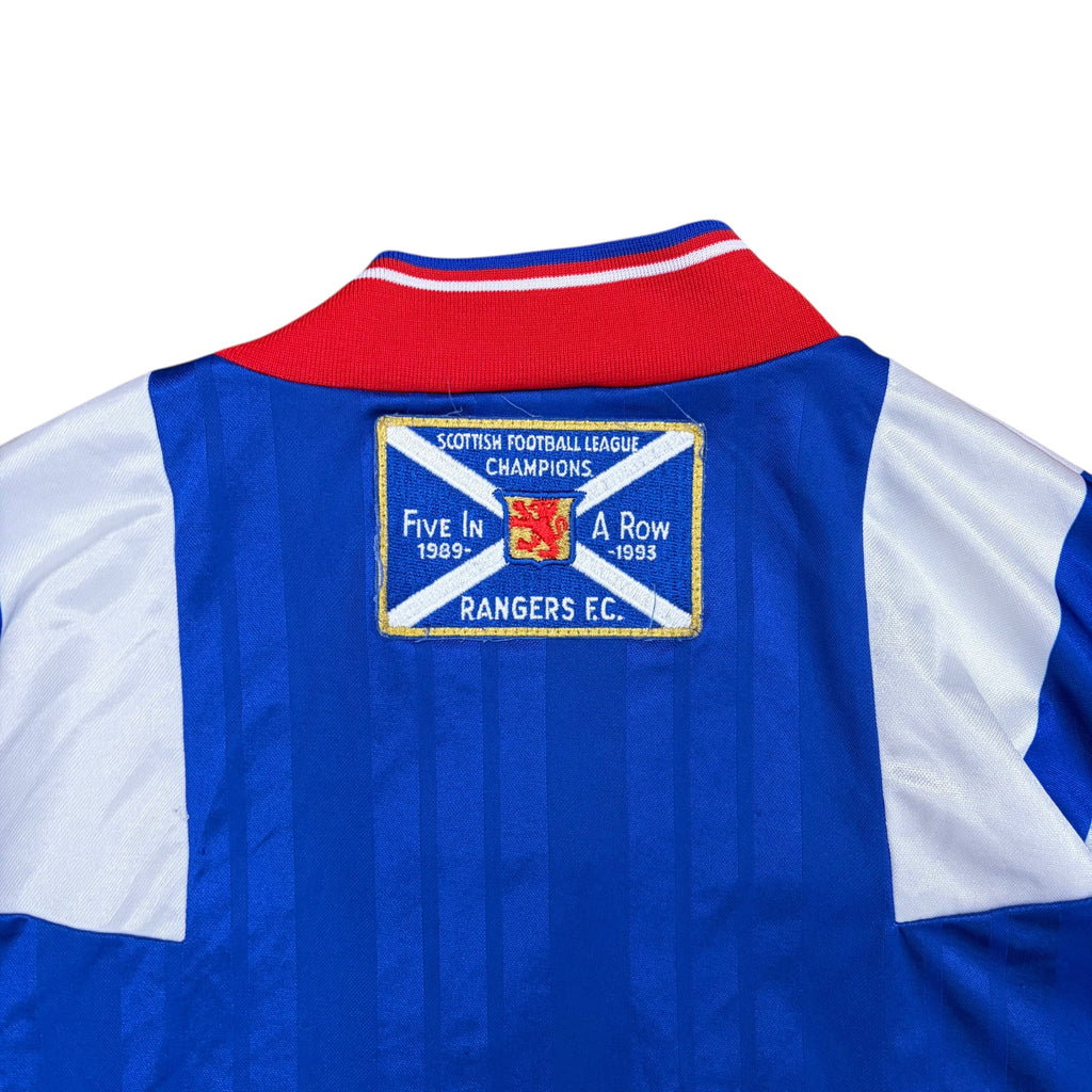 1994 Adidas Rangers Glasgow FC Blank Home Jersey
