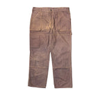 Vintage Dickies Straight Fit Double Knee Carpenter Pants Washed Brown