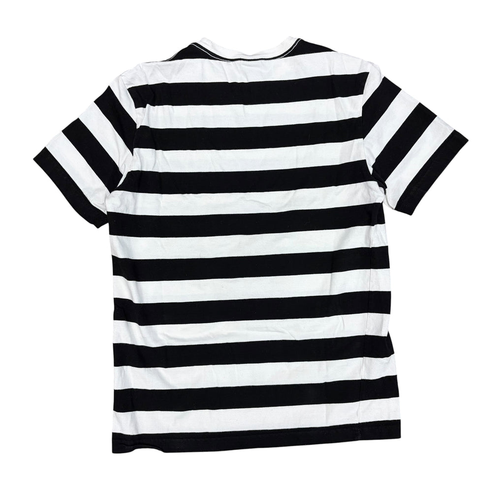 OVO Owl Logo Stripe Black/White Tee