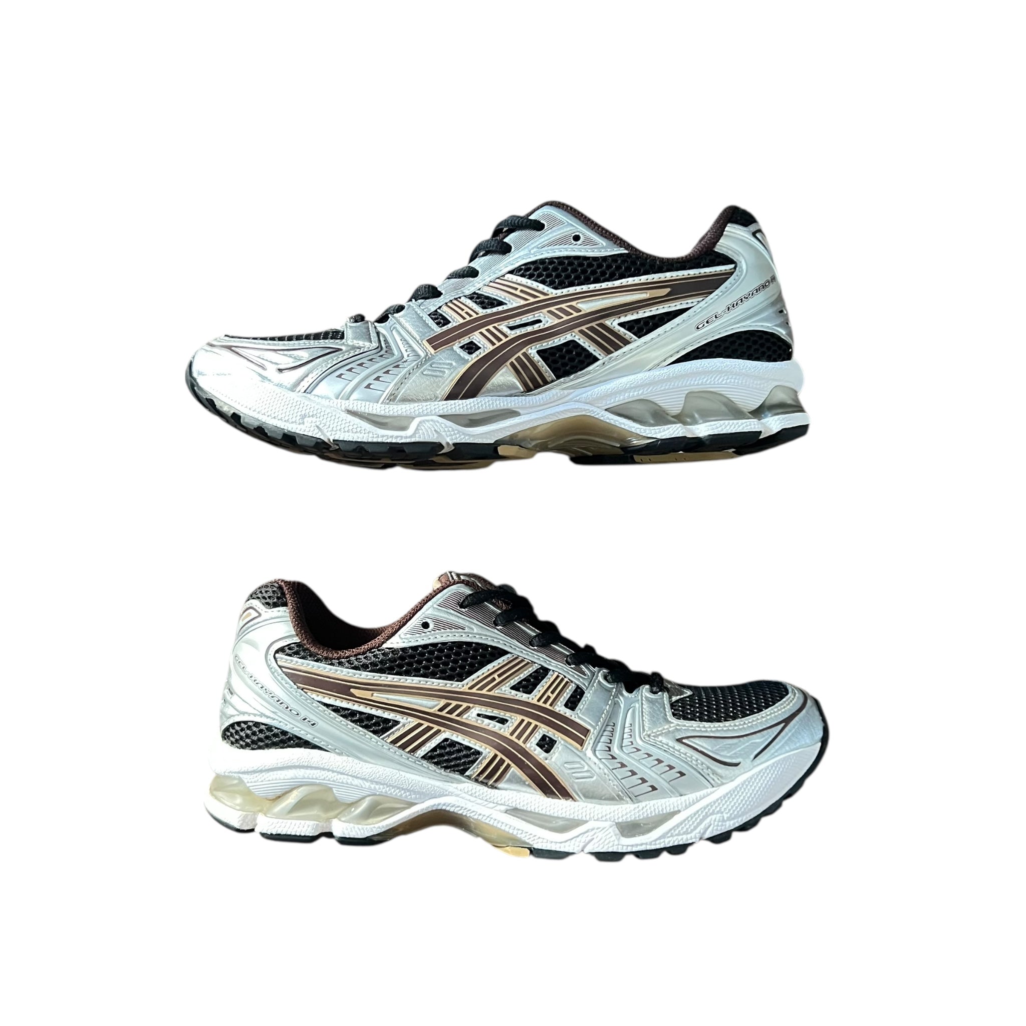 Asics Gel-Kayano 14 Black Silver Coffee