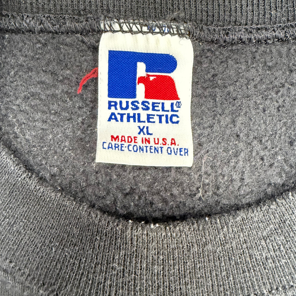 Vintage Russell Athletics Blank Crewneck Black