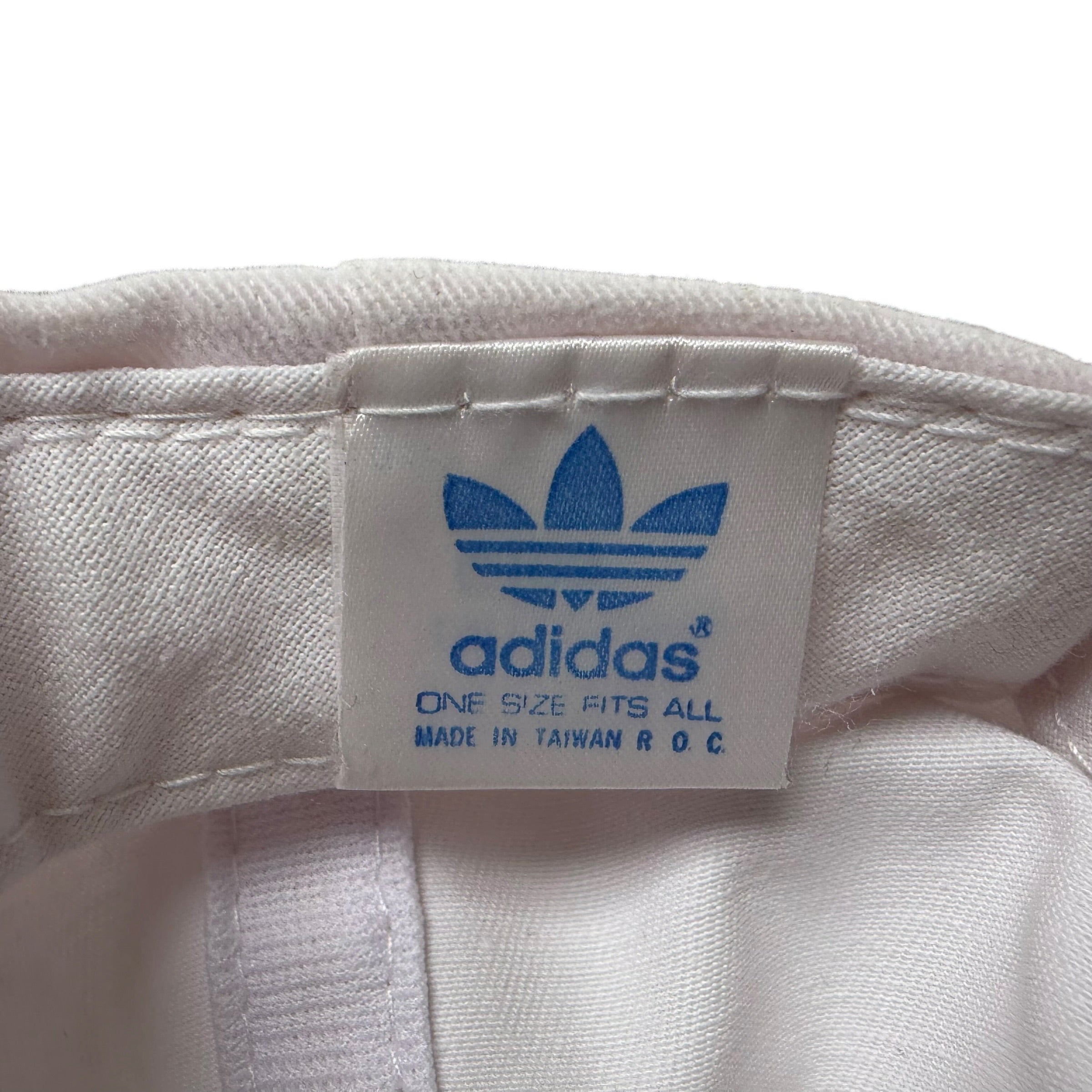 Vintage Adidas Mexico Flag Spellout SnapBack White