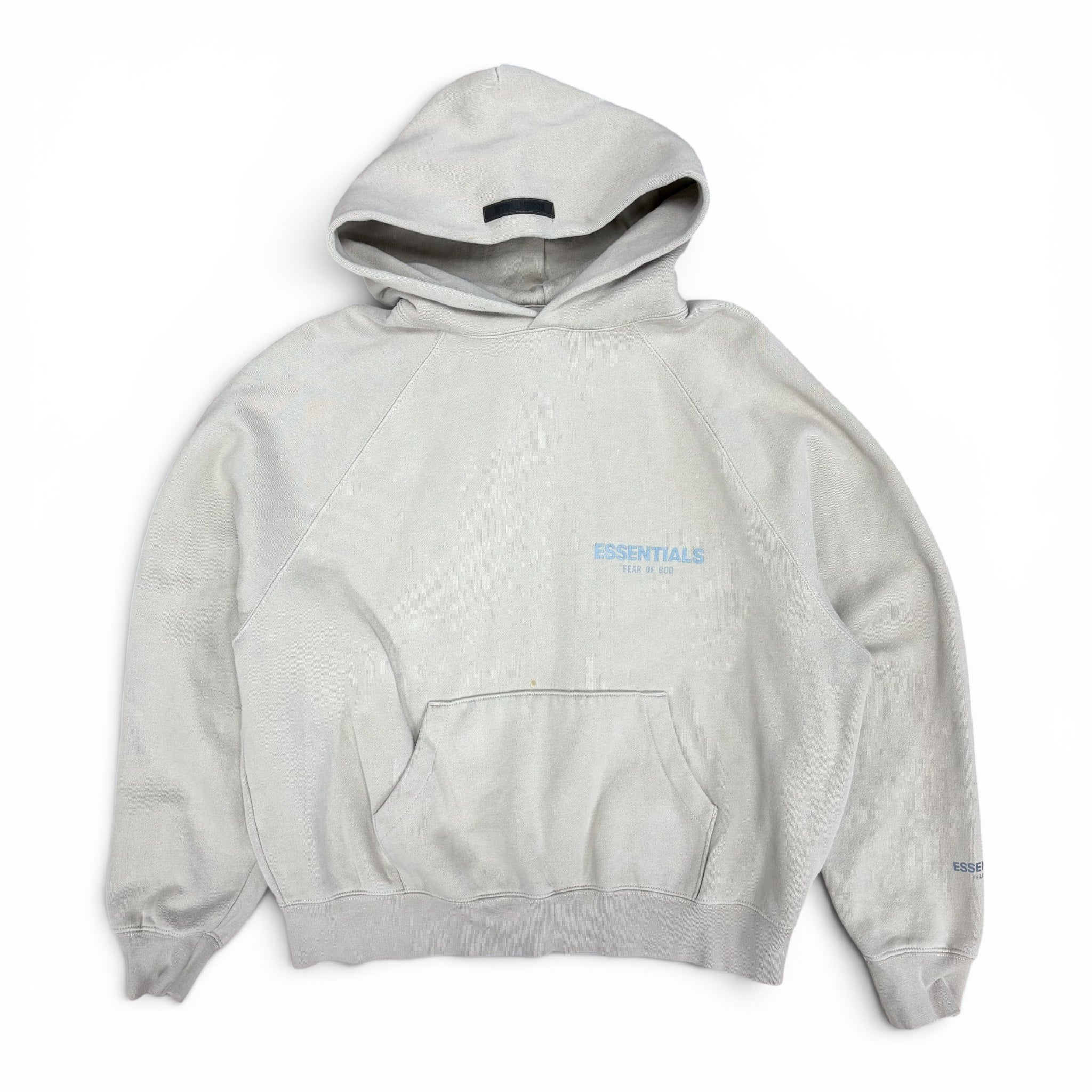 Essentials Reflective Logo Hoodie Oatmeal
