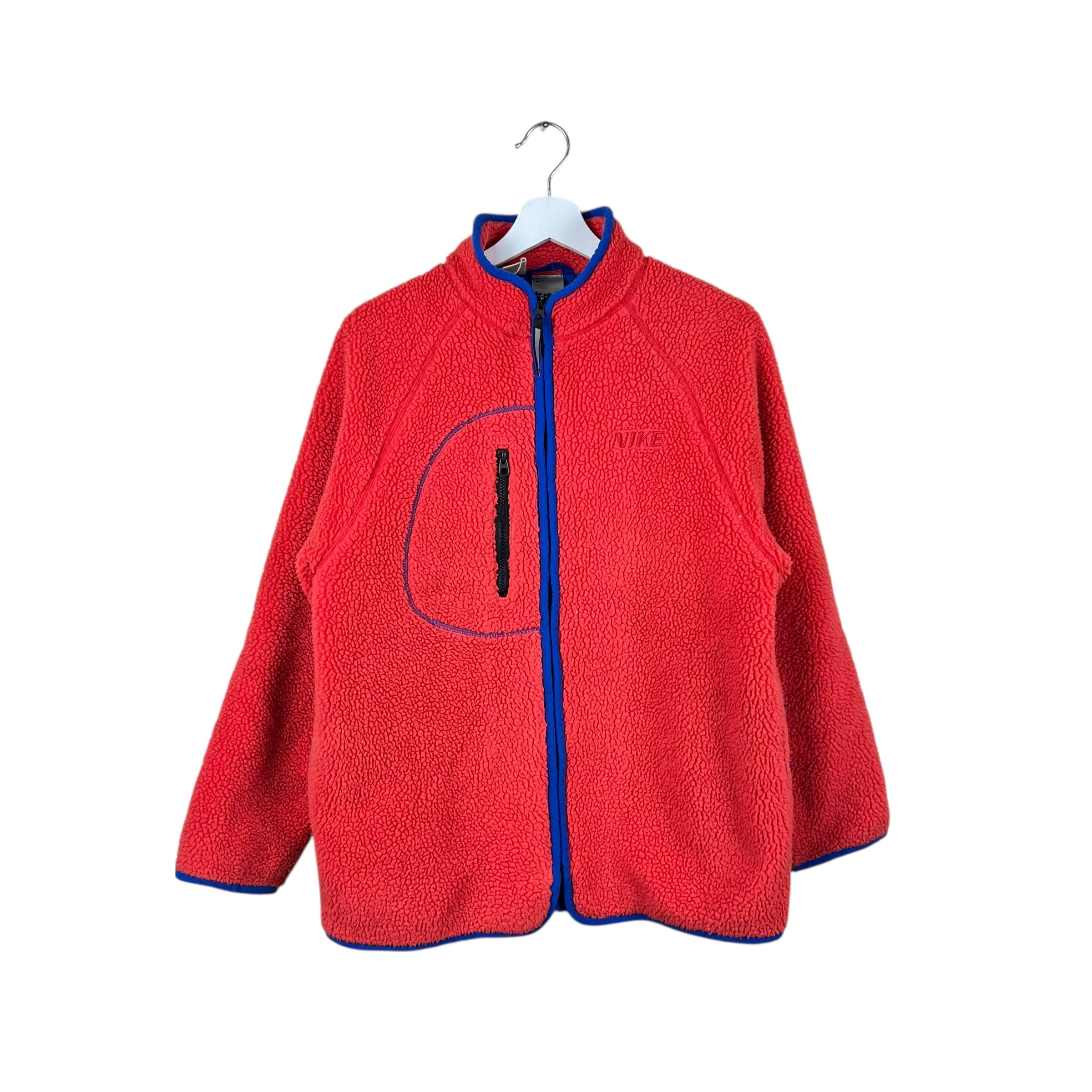 Vintage Y2K Nike Sherpa Jacket Red