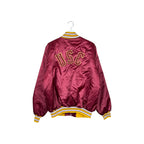 Vintage Bike USC Trojans Satin Spellout Jacket Red