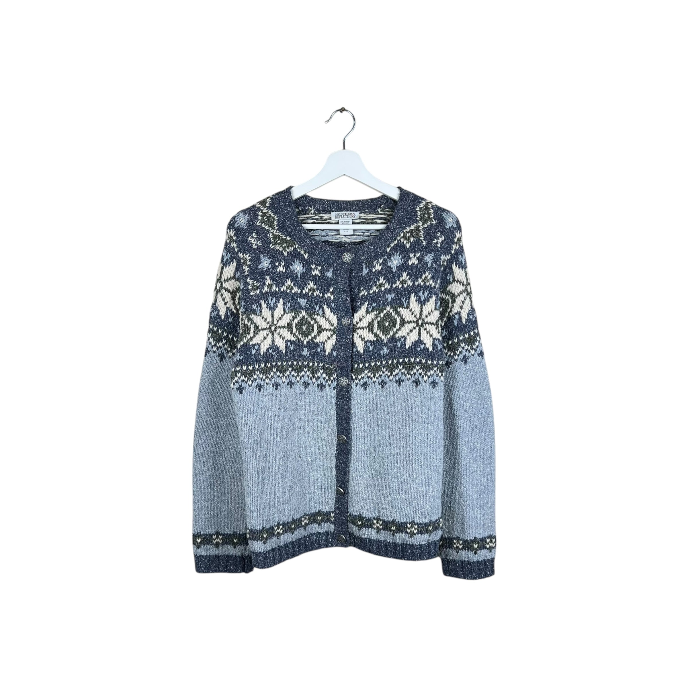 Vintage Northern Reflections Women’s Pattern Cardigan